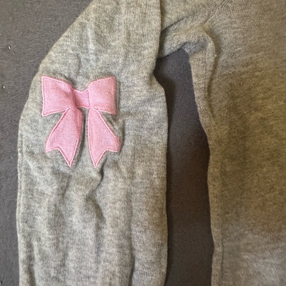 ASOS Knit Gray Sweater With Bows - Picture 2 of 6